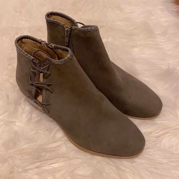 Jack Rogers Reagan Suede Ankle Booties - Picture 3 of 11